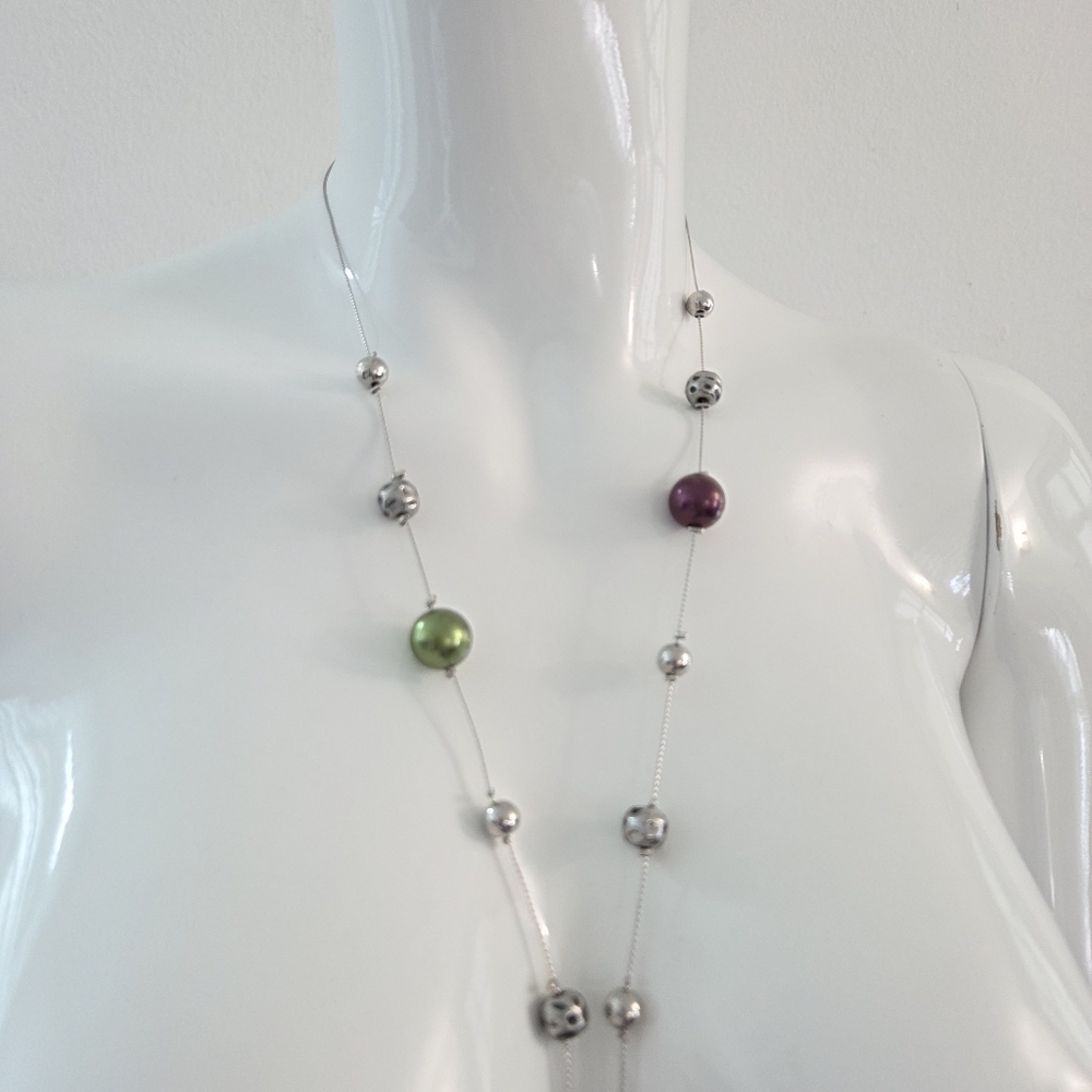 Paparazzi Multicolor Beaded Necklace and Earring Set - Picture 4 of 10